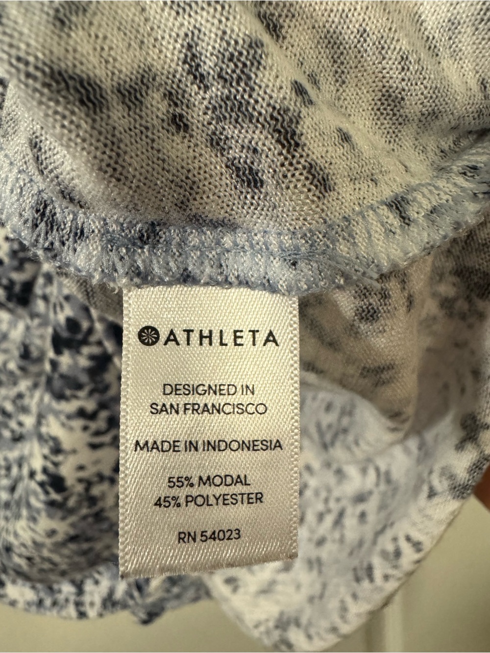 Athleta Grey, Black, and White Speckled Open-Back Tank - Picture 3 of 9